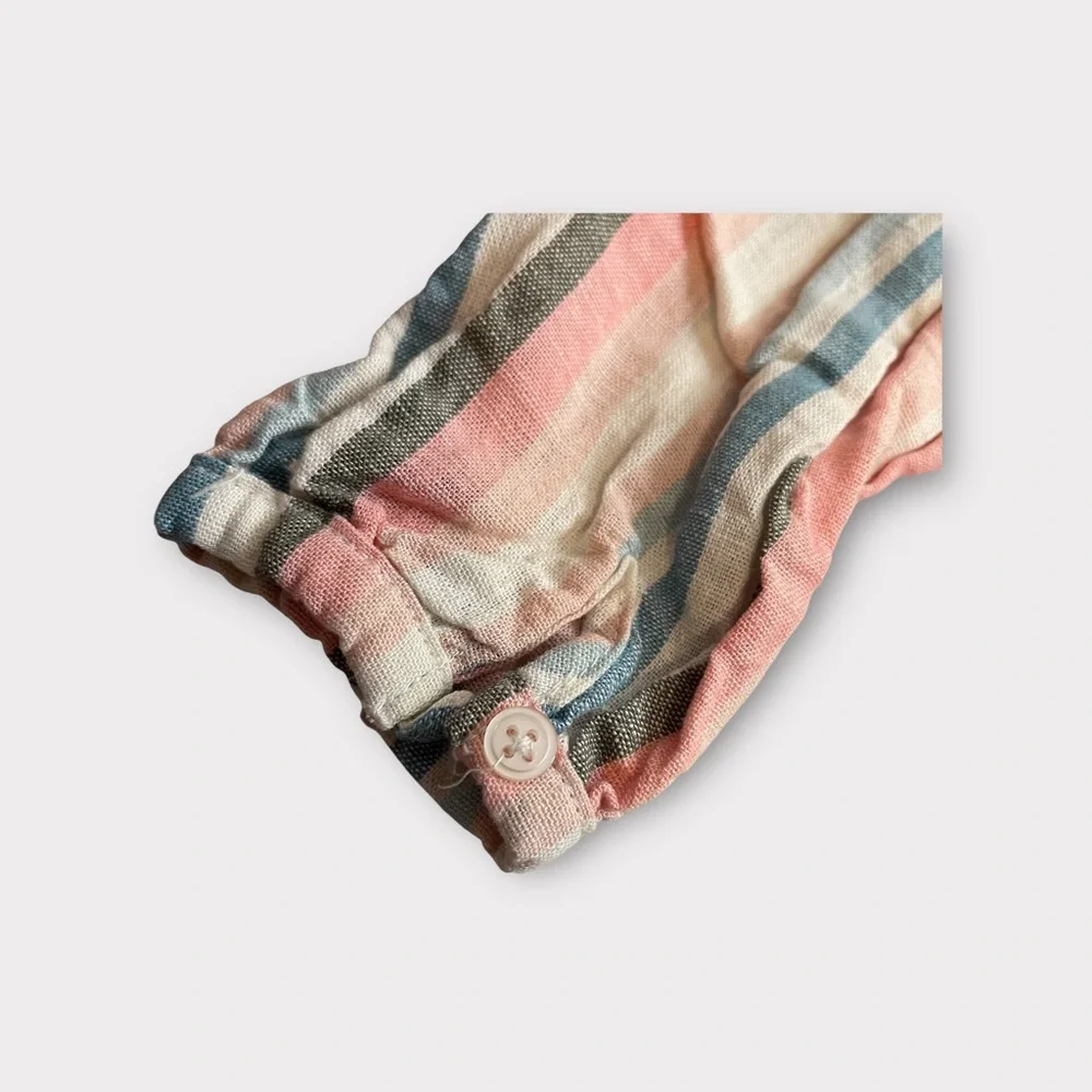 Carter's Pink & Blue Striped Top
